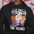 Domestic Violence Awareness Break The Silence Hoodie Funny Gifts