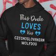 This Dude Loves His Czechoslovakian Wolfdog Hoodie Unique Gifts