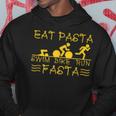 Eat Pasta Swim Bike Run Fasta - I Love Italian Pasta Hoodie Unique Gifts