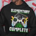 Elementary Level Complete Gamer Graduation Video Games Boys Hoodie Unique Gifts