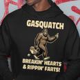 Farting Bigfoot Breaking Hearts And Ripping Farts Sasquatch Hoodie Personalized Gifts
