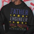 Father Engineer Grill Master In A Days Work For Dad Hoodie Unique Gifts