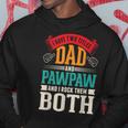 Fathers Day Two Titles Dad And Paw Paw Father Grandpa Hoodie Personalized Gifts
