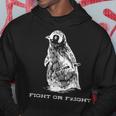 Fight Or Flight Penguin Pun Fight Or Flight Meme Hoodie Funny Gifts