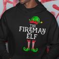 Fireman Elf Matching Family Group Christmas Party Pajama Hoodie Unique Gifts