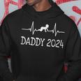 First Time Father New Dad Expecting Daddy 2024 Hoodie Unique Gifts