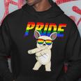 Flossing French Bulldog Lesbian Gay Lgbt Pride Gifts Hoodie Unique Gifts
