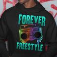 Forever Freestyle Hip Hop Old School Boombox Hoodie Funny Gifts