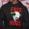 Free Hugs Clown Lazy Halloween Costume Scary Creepy Horror Hoodie Unique Gifts