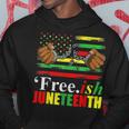 Free Ish Junenth For Men Freeish Since 1865 Flag Hoodie Unique Gifts