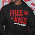 Free Kiss Claim Yours Now Best Valentine's Day Hoodie Unique Gifts