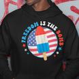 Freedom Is The Bomb Usa Flag Popsicle 4Th Of July Patriotic Hoodie Unique Gifts