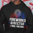 Funny 4Th Of July Shirts Fireworks Director If I Run You Run4 Hoodie Unique Gifts