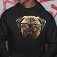 Funny Autism Pug Wearing Sunglasses For Autism Awareness Gifts For Pug Lovers Funny Gifts Hoodie Unique Gifts