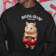 Funny Boxing Champion Hamster Fighter Hoodie Unique Gifts
