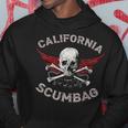 Funny California Scumbag Vintage Distressed Biker Hoodie Unique Gifts