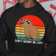 Funny Capybara Dont Be Worry Be Capy Funny Capybara Costume Hoodie Unique Gifts
