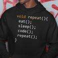 Coding Java Recursive Eat Code Sleep Repeat Hoodie Unique Gifts