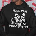 Corgi Huge Ears Worst Listener Hoodie Unique Gifts