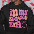 Funny Engagement Fiance In My Engaged Era Bachelorette Party Hoodie Funny Gifts
