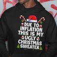 Family Due To Inflation Ugly Christmas Sweaters Hoodie Unique Gifts