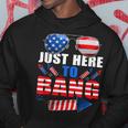 Funny Firework 4Th Of July Just Here To Bang Hoodie Unique Gifts