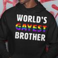 Funny Gay Pride Family Worlds Gayest Brother Family Hoodie Unique Gifts
