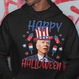 Funny Joe Biden Happy Halloween Confused 4Th Of July 2023 Hoodie Unique Gifts