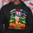 Funny Joe Biden Happy Holidays Confused For 4Th Of July Hoodie Unique Gifts