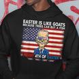 Funny Joe Biden Merry 4Th Of Easter Design Fourth Of July Hoodie Unique Gifts