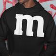 Letter M Halloween Matching Color Costume Group Family Hoodie Unique Gifts