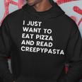 Funny Pizza Lovers Scary Creepypasta Stories Readers Hoodie Unique Gifts