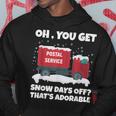 Postal Worker Christmas Joke Mailman Hoodie Personalized Gifts
