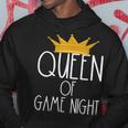 Queen Of Game Night Card Games Boardgame Winner Crown Hoodie Unique Gifts
