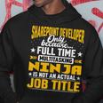Funny Sharepoint Developer Job Title Hoodie Unique Gifts