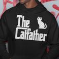 Funny The Catfather Fathers Day Cat Dad Pet Owner Gift Men Hoodie Unique Gifts