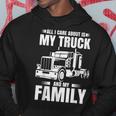 Funny Trucker Gifts Men Truck Driver Husband Semi Trailer Hoodie Funny Gifts