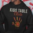 Funny Turkey Hand Kids Table Thanksgiving Gifts For Turkey Lovers Funny Gifts Hoodie Unique Gifts