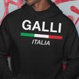 Galli Italian Name Italy Flag Italia Family Surname Hoodie Unique Gifts
