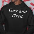 Gay And Tired Lgbtq Aesthetic Gay Lesbian Pride Hoodie Unique Gifts