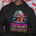 Gemini Girl Has Three Sides Birthday Gemini Funny Gifts Hoodie Unique Gifts