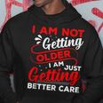 Getting Better Care Medicare Support Old Age Senior Citizens Hoodie Unique Gifts