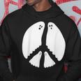 Ghost Peace Sign Hoodie Unique Gifts