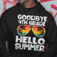 Goodbye 4Th Grade Hello Summer Sunglasses Last Day Of School Hoodie Unique Gifts