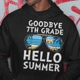Goodbye 7Th Grade Hello Summer Sunglasses Last Day Of School Hoodie Unique Gifts