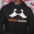 Goose Bumps Goosebumps Funny Geese Fist Bump Pun Hoodie Unique Gifts
