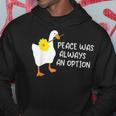 Goose I Choose Peace Hoodie Unique Gifts