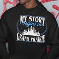 Grand Prairie Born In Grand Prairie Hoodie Unique Gifts