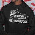 Grandpas Fishing Buddy Cool Father-Son Team Young Fisherman Hoodie Unique Gifts