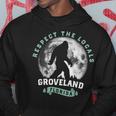 Groveland Florida Respect The Locals Bigfoot Swamp Ape Hoodie Unique Gifts